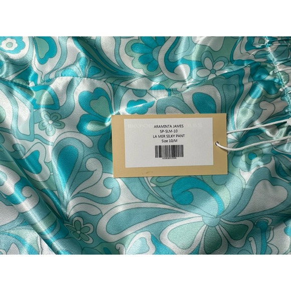 Araminta James La Mer Silky Wide‎ Leg Pants Womens Medium - Picture 5 of 6